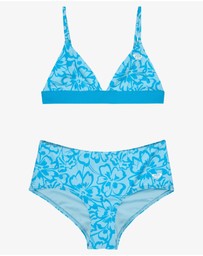 Roxy - Girls 8 to 16 Flaura Ditsy Tri Two Piece