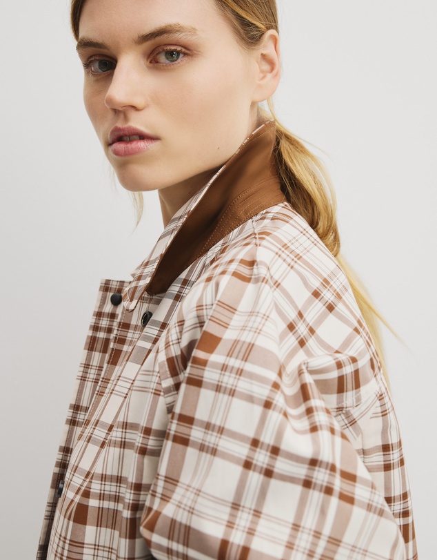 Country Road - Plaid Swing Coat