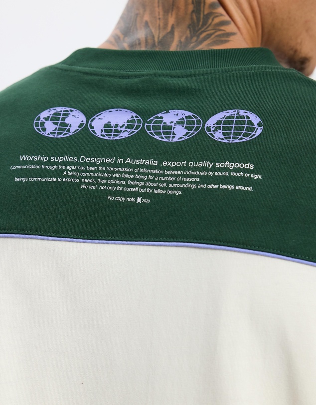 Worship - Sonic Box Fit Cropped Panel Tee