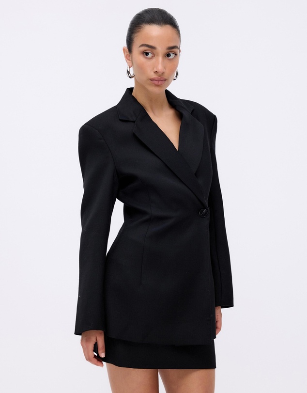 Revibe - Repaired Minima Esenciales Belle Single Breasted Blazer - AU 12