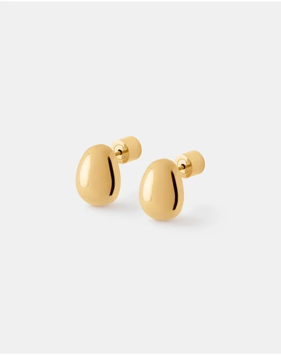 CENDRE - Bean Earrings 18K Gold