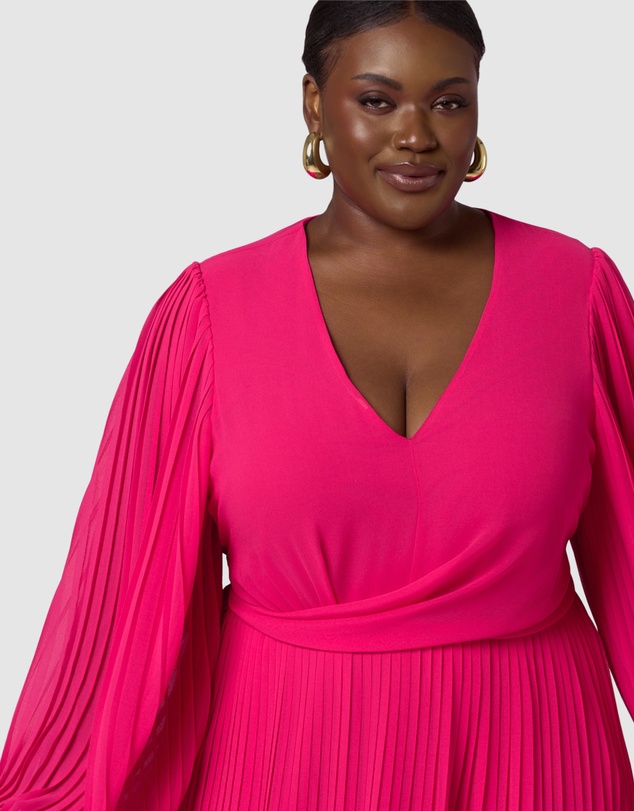 Pink Dusk by Curve Project - Seduce Maxi Dress