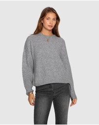 Belle & Bloom - Wrap Me Up Scarf Sweater