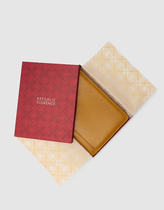 Republic of Florence - The Folio Yellow Leather A4 Compendium