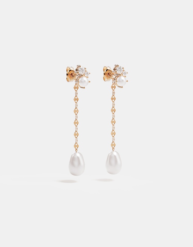 By Charlotte - Love in Stillness Pearl Drop Earrings