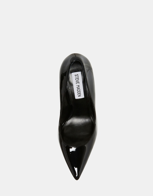 Steve Madden - Evelyn Black Patent Heels