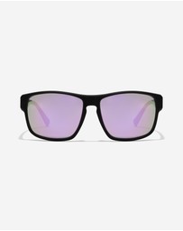Hawkers Co - HAWKERS - FASTER RAW Black Light Purple Sunglasses for Men and Women UV400