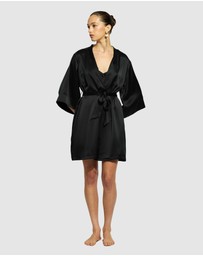 GINIA - Silk Wrap Gown