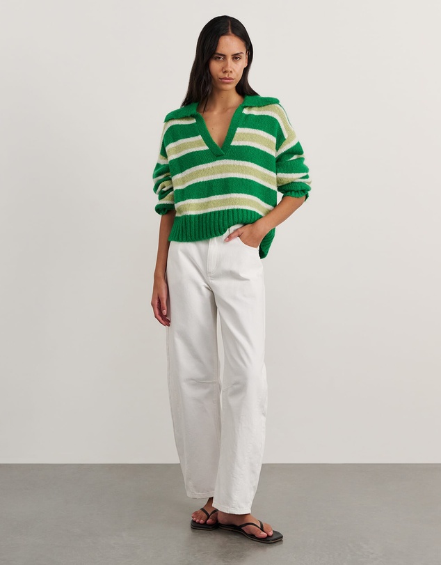 Jag - Lily Collared Knit
