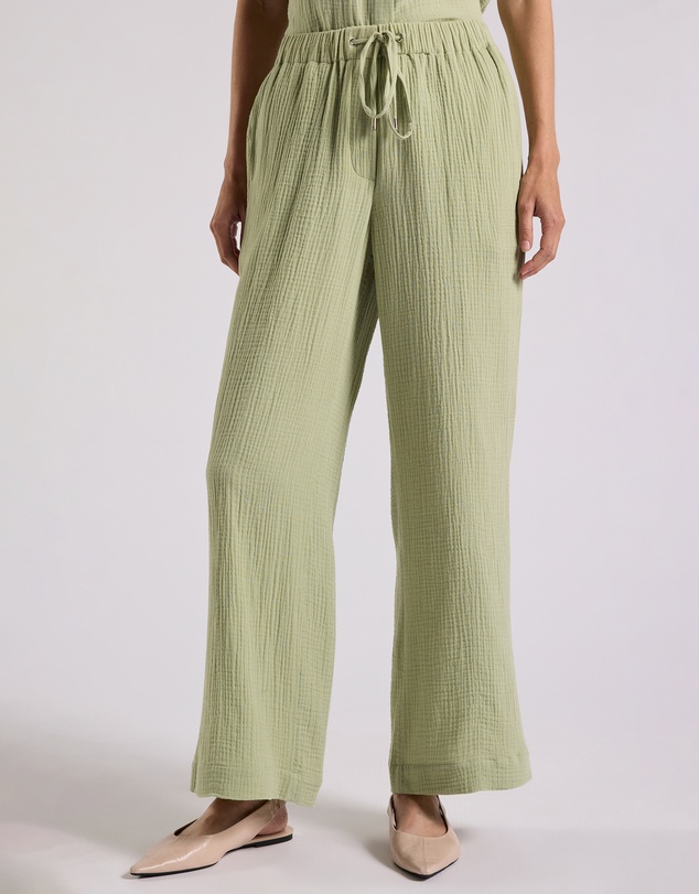 David Lawrence - Maurine Cotton Crinkle Pants