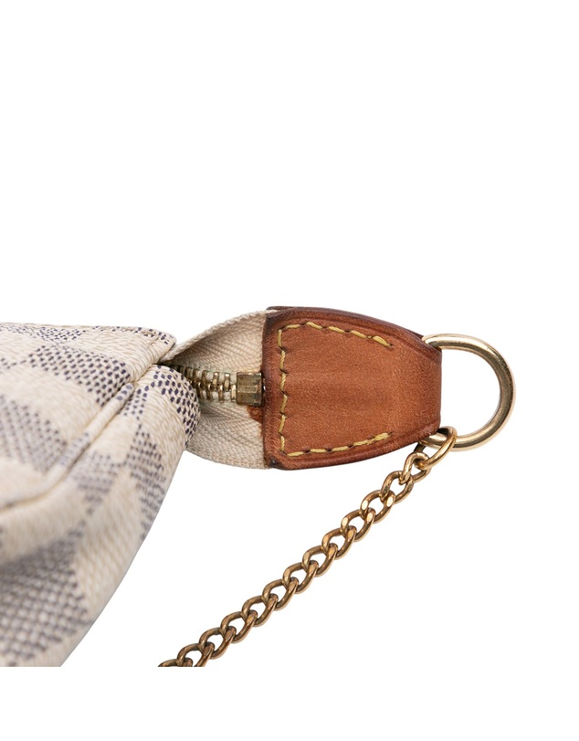 Pre-Loved by Azura Reborn - Pre-Loved Damier Azur Mini Pochette Accessoires