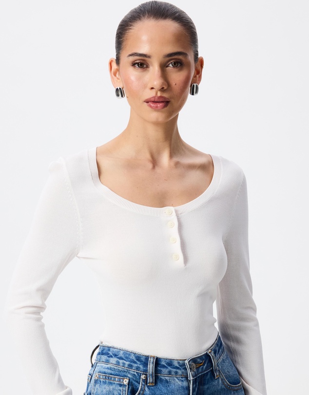 Tussah - Freya Fine Knit Long Sleeve Top