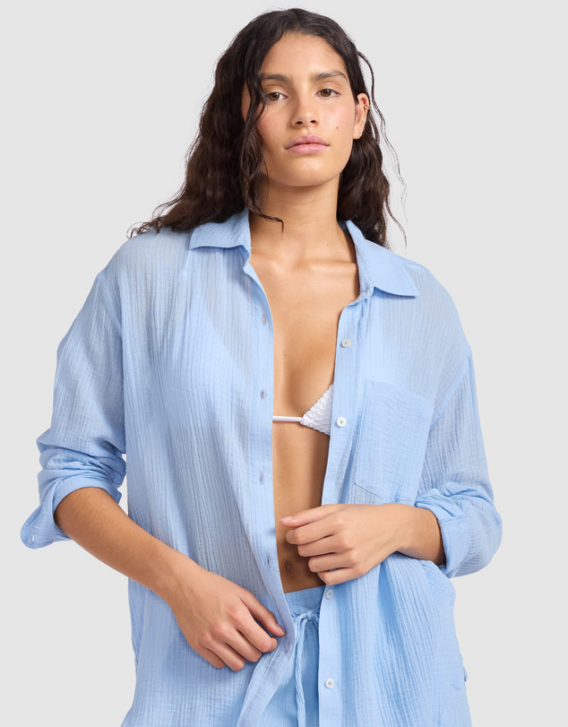 Seafolly - Crinkle Gauze Shirt