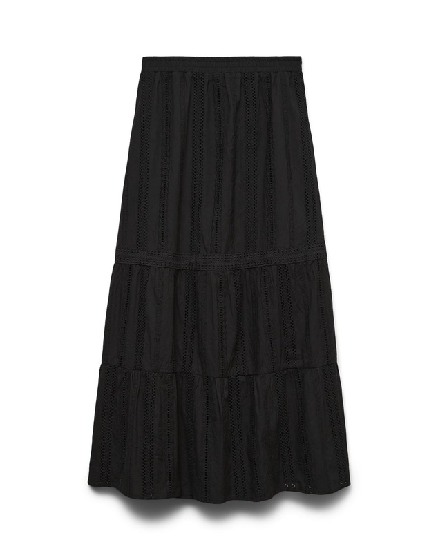 Vero Moda - Bell High Waisted Cotton Maxi Skirt