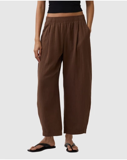 GAP - Gauze Barrel Pants