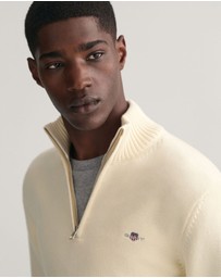 Gant - Casual Cotton Half-Zip Knit