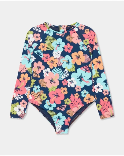 Roxy - Girls 2 to 7 Morning Flower One Piece Rash Vest