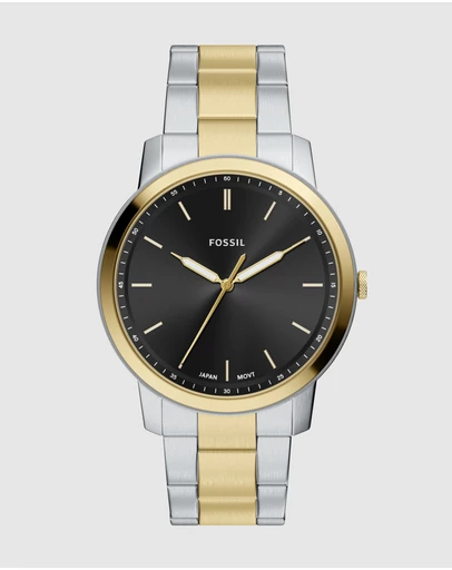 Fossil - Minimalist Two Tone Analogue Watch