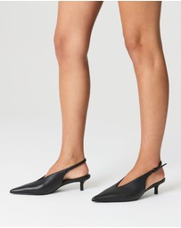 Siren - Fly Point Toe Slingbacks