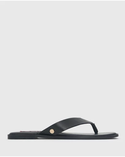 Betts - Sophia Leather Thong Sandals