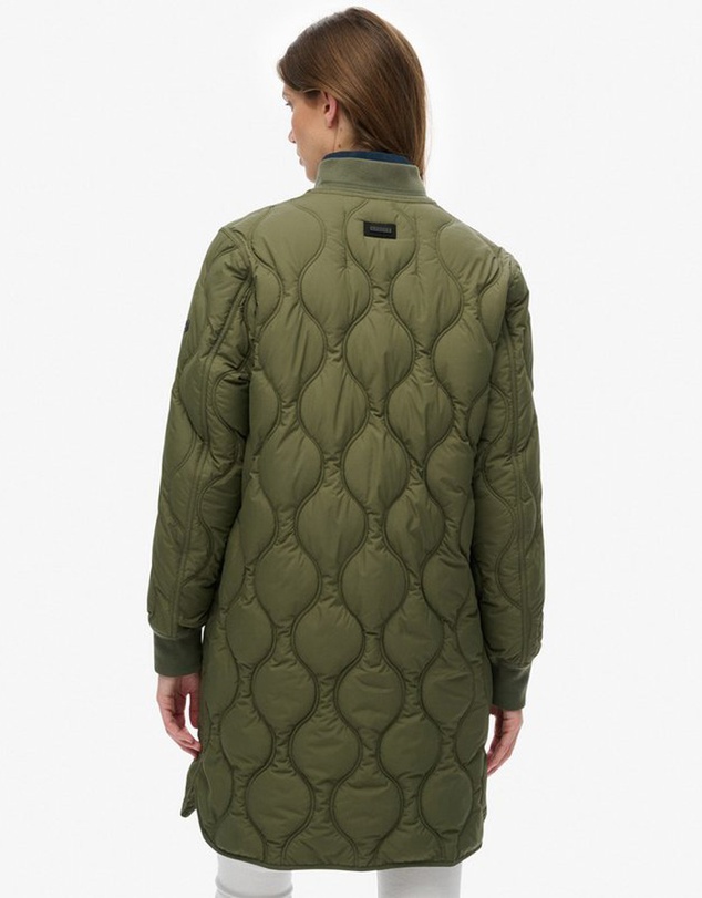 Superdry - Long Quilted Liner Jacket