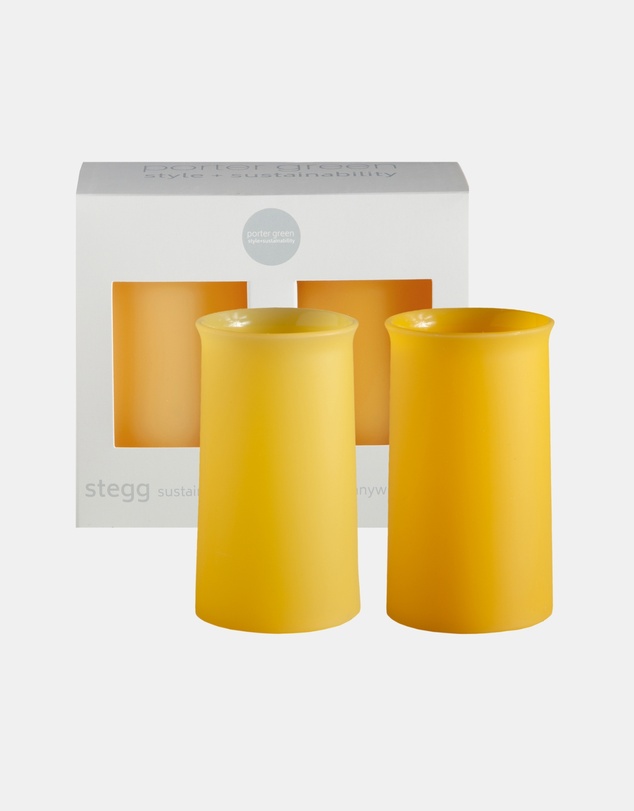 porter green - stegg | silicone unbreakable highball glasses