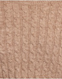 Petal & Pup - Reid Cable Knit Skirt Set - Taupe
