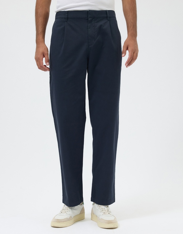 AERE - Pleated Slim Cotton Chinos