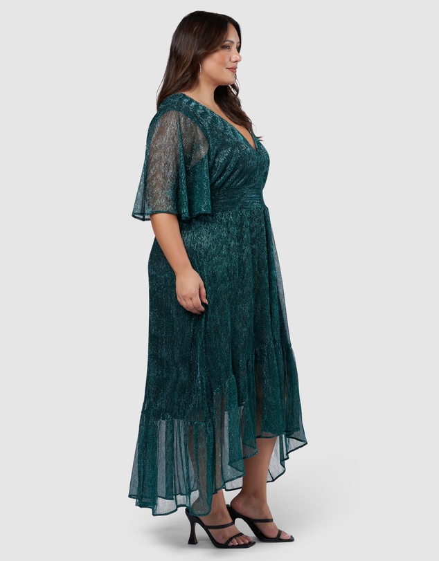 Pink Dusk by Curve Project - Tease Me Maxi Dress