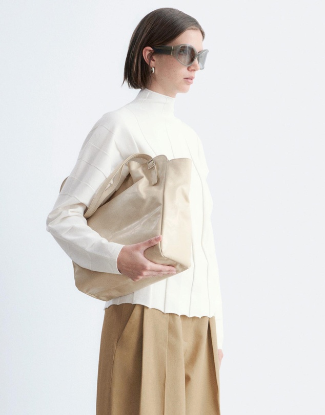 & Other Stories - Ribbed Mock-Neck Top