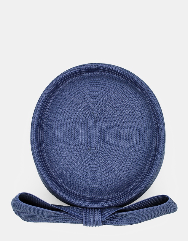 Morgan & Taylor - Tara Racewear Pillbox Hat in Navy Blue