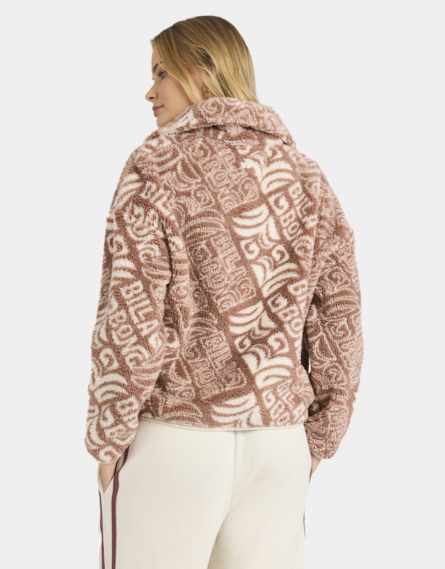 Billabong - Womens Go For It Half Zip Fleece Jumper