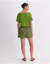 Sportscraft - Tara Stripe Cotton Short