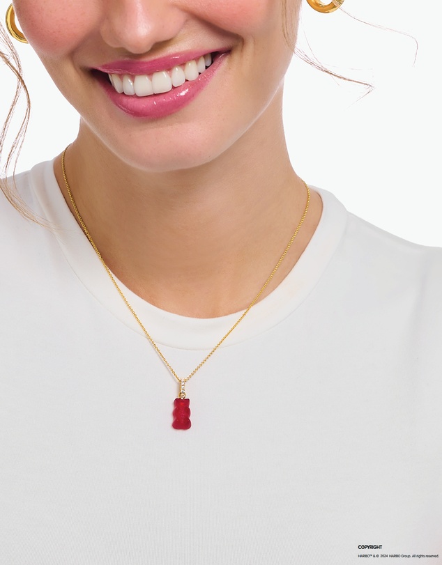 THOMAS SABO - HARIBO Strawberry Red Bear Necklace