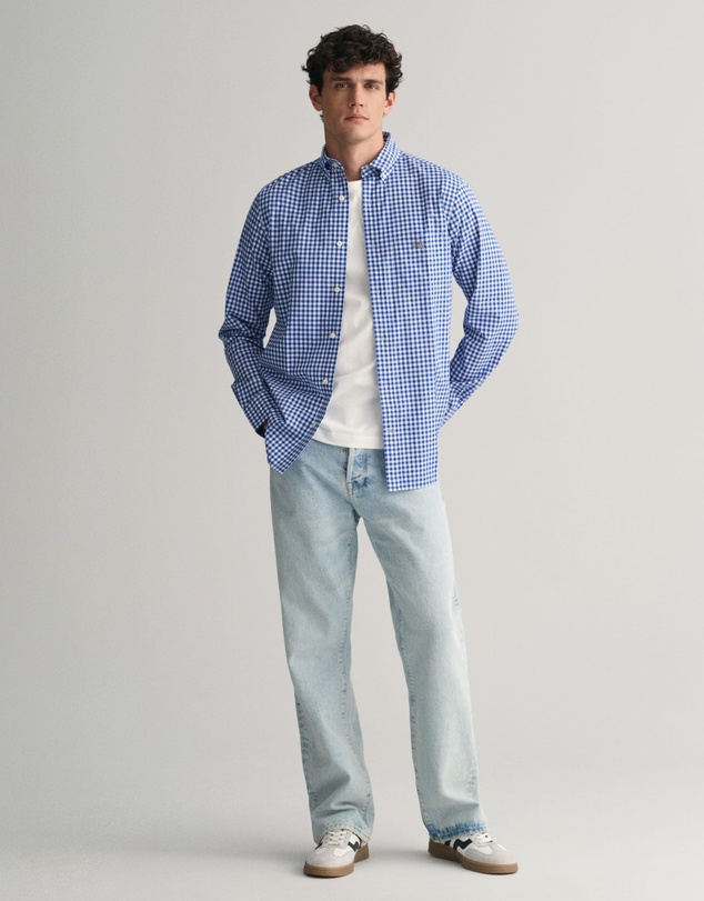 Gant - Regular Fit Gingham Poplin Shirt
