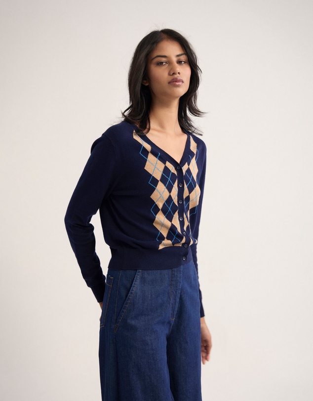 Oxford - Pixie Argyle Cardigan