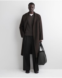 COS - Oversized Wool-Yak V-Neck Jumper