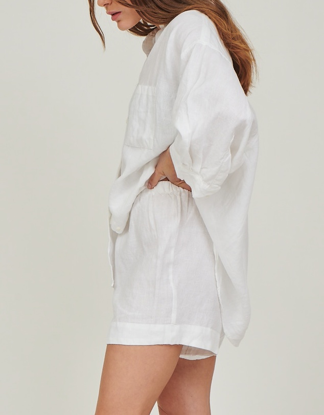 Carlotta + Gee - 100% Linen Shorts
