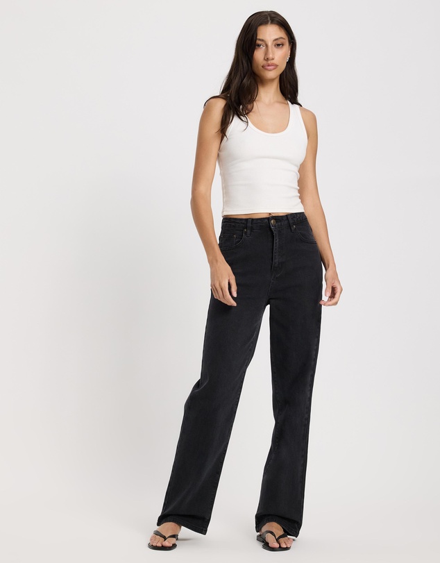 The Fated - Kaia High Waist Straight Jeans