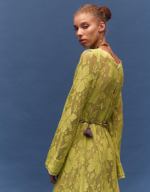 KINGA CSILLA - Nova Lace Cherry Maxi Dress