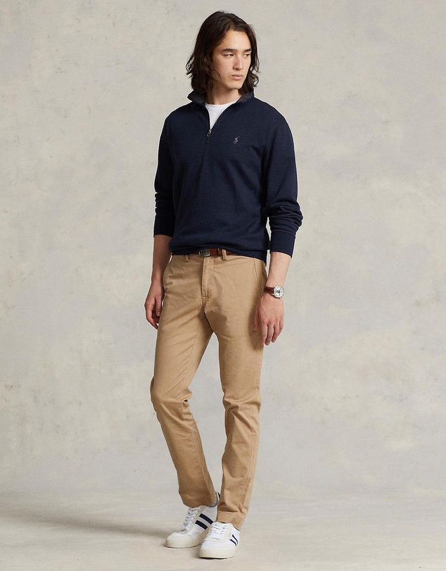 Polo Ralph Lauren - ICONIC EXCLUSIVE - Luxury Jersey Quarter-Zip Pullover
