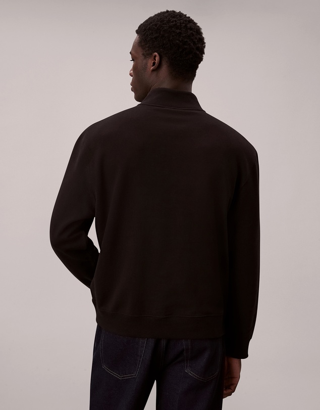 Calvin Klein Jeans - Terry Monologo Quarter Zip Sweatshirt