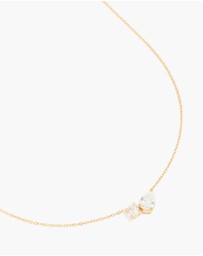 Lovisa - Waterproof Gold Plated Stainless Steel Cubic Zirconia Mixed Shape Pendant Necklace