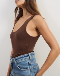 Atmos&Here - Skye Scoop Neck Mesh Tank