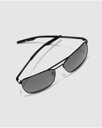 Hawkers Co - HAWKERS - Polarized Black Dark SENSE Sunglasses for Men and Women UV400
