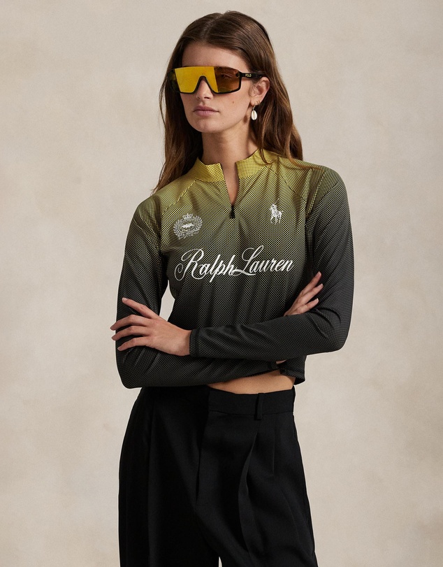 Polo Ralph Lauren - Graphic Cropped Quarter-Zip