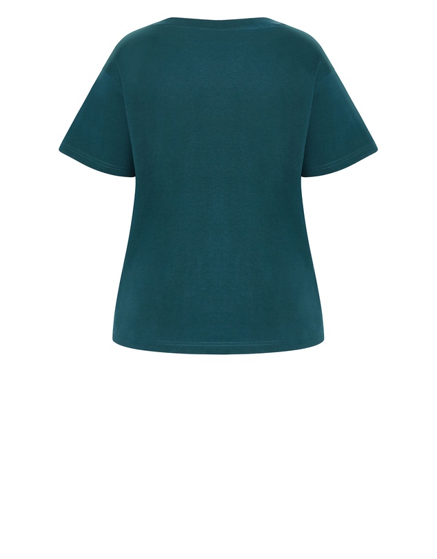 City Chic - Oversized Crew Neck Tee
