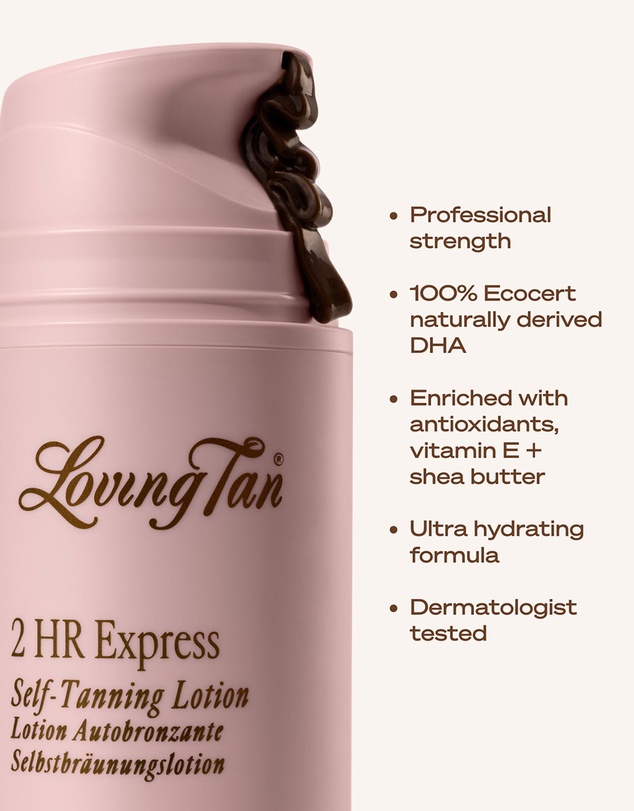 Loving Tan - 2-Hour Express Tanning Lotion Dark 100ml