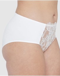 Skarlett Blue - Entice Medium Rise Lace Front Brief