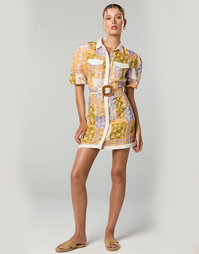 Winona - Billie Button Up Short Dress